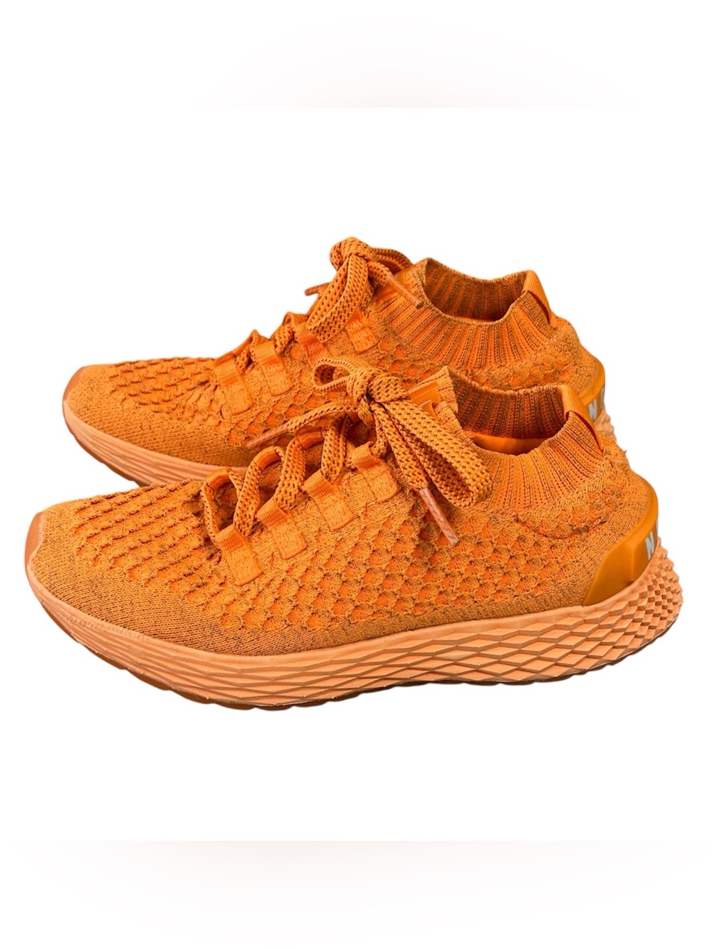 NOBULL Diamond Knit Runner orange women’s size 7.5